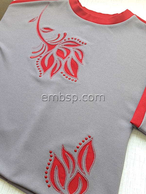 Machine embroidery designs Fire flower flw0145