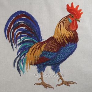 Machine embroidery design Cockerel brd0048