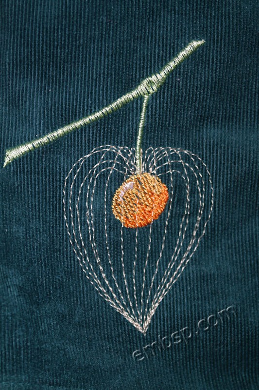 Machine embroidery design Physalis flw0148