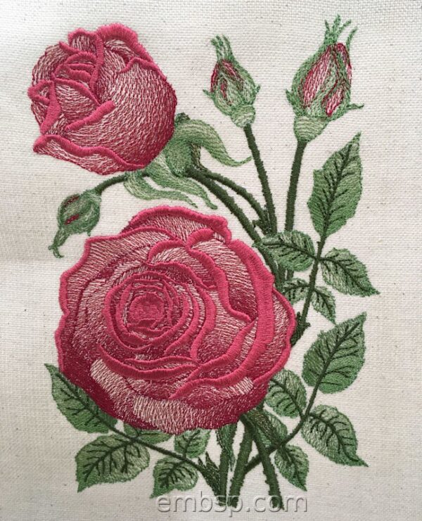 Machine embroidery design Rose "Inspiration" flw0149