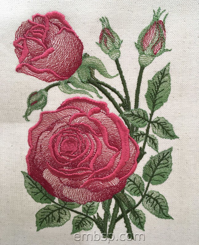 Machine embroidery design Rose "Inspiration" flw0149
