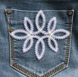 Machine embroidery design Lace element "Fidget-1" fsl0068