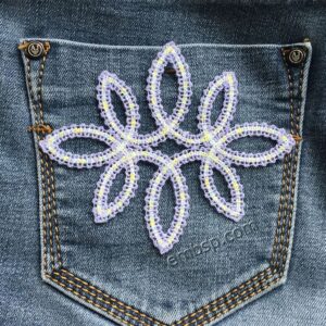 Machine embroidery design Lace element "Fidget-1" fsl0068