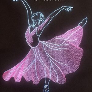 Machine embroidery design Ballerina ppl0036