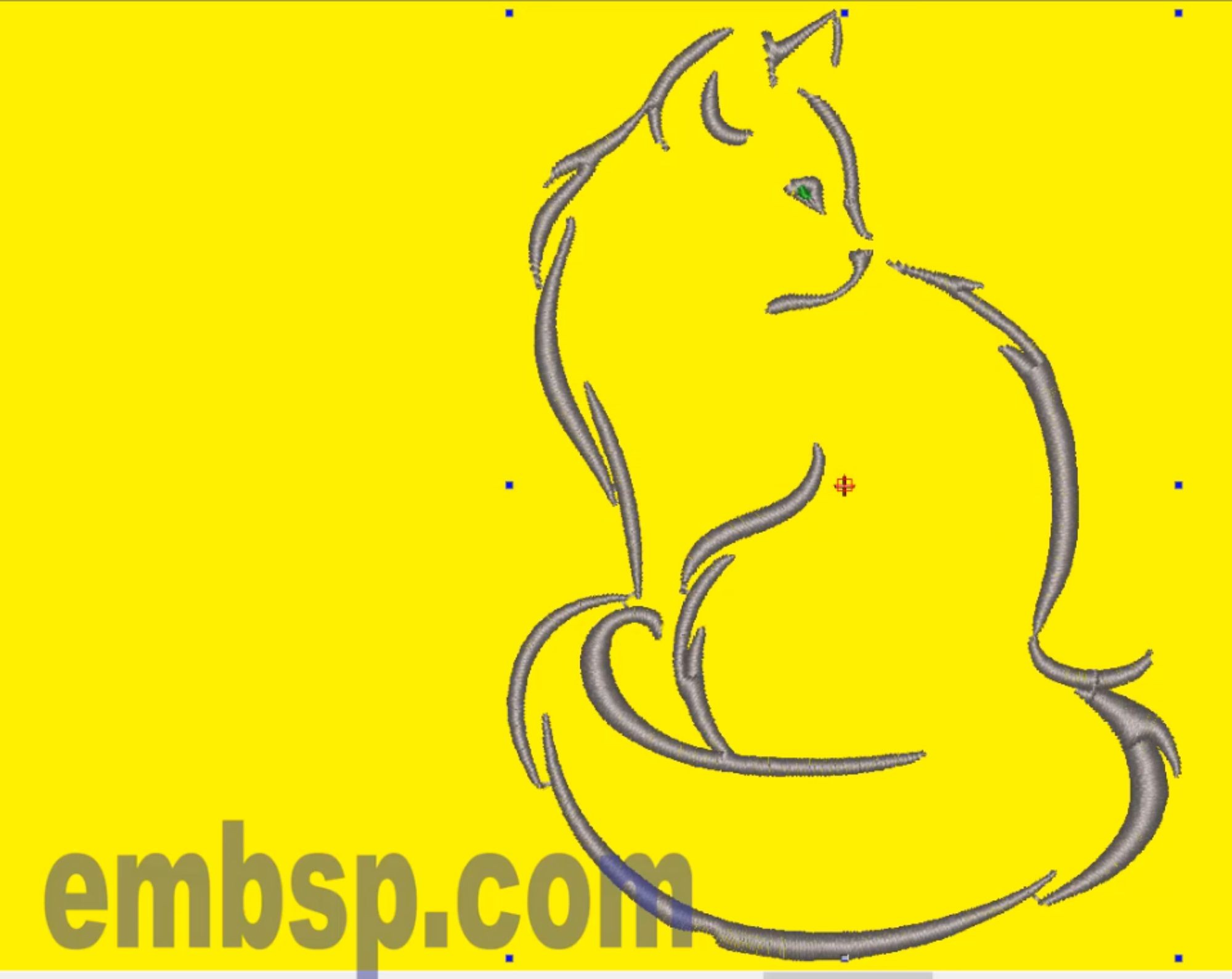 Cat Practical Embroidery Design
